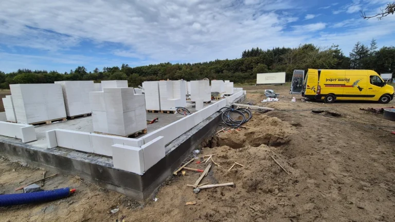 Porebeton på sokkel